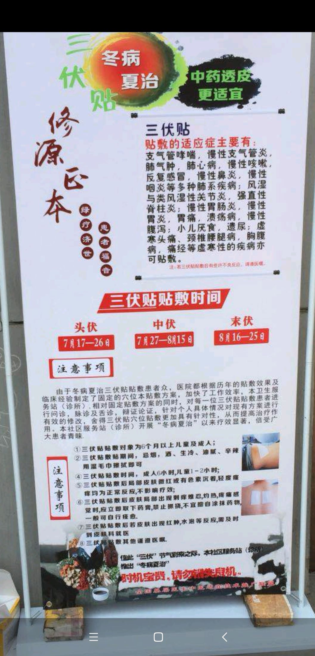1、介紹三伏貼敷